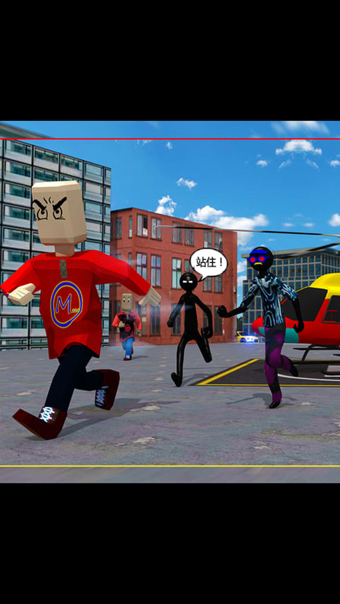 我要逃跑火柴人决斗英雄